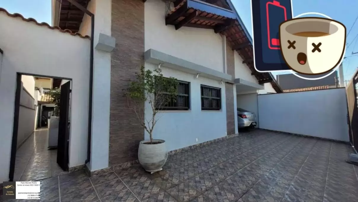 CASA-3 QUARTOS-PINDAMONHANGABA - SP-PARQUE S?O DOMINGOS